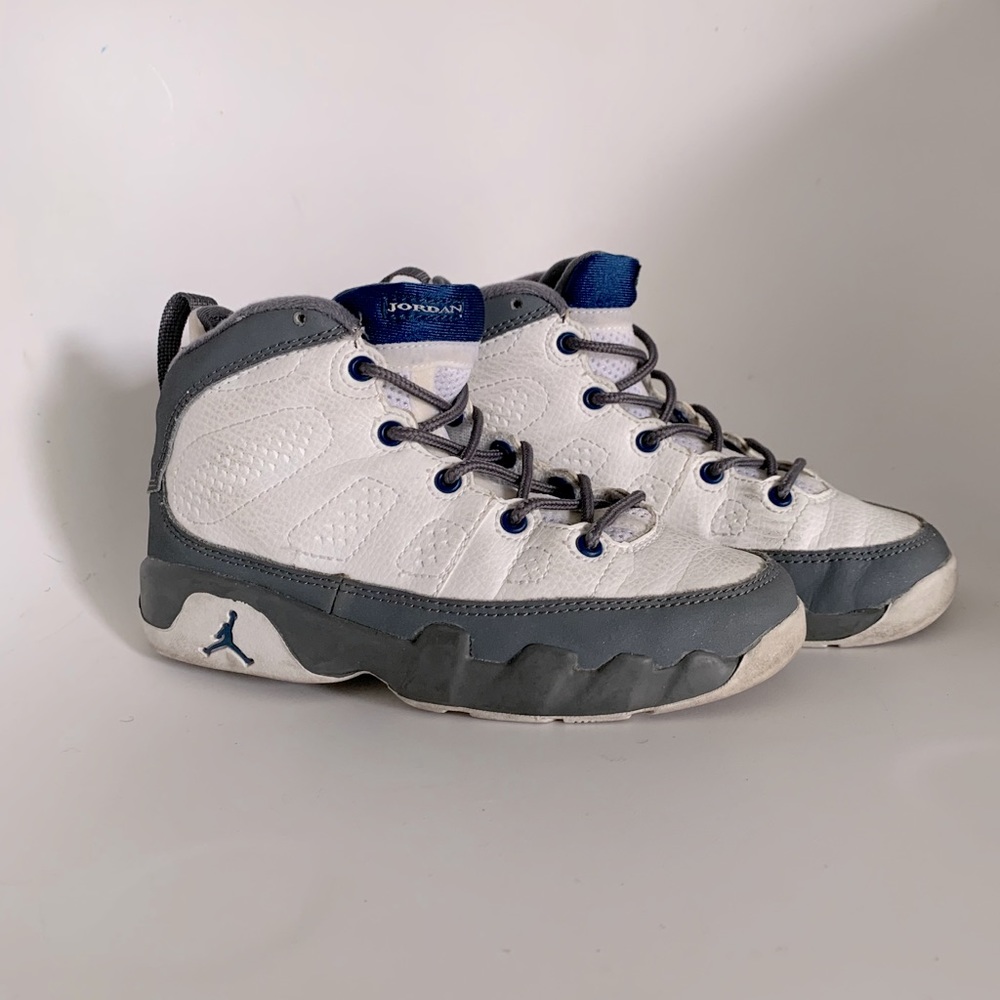 Jordan IX 9 RETRO FRENCH BLUE/FLINT GREY size 1.5Y